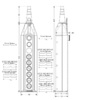 Пульт управления 8-и кнопочный, 2-х скоростной, PV9E40B444CP100DY - EMAS 