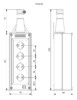 Пульт управления 4-x кнопочный, без блок-контактов и кнопок, PVK4X - EMAS 