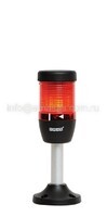 Сигнальная колонна IP65, 50 мм, LED FLASH 24V AC/DC, цвет красный, IK51F024XM03E - EMAS 