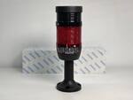 Сигнальная колонна IP40, 70 мм, LED 24V AC/DC, зуммер, цвет красный, IK71L024ZM01 - EMAS 