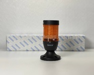 Сигнальная колонна IP65, 50 мм, LED FLASH 220V AC, цвет желтый, IK51SF220XM02E - EMAS 