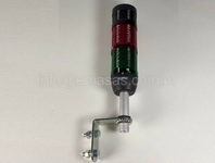 Сигнальная колонна IP40, 50 мм, LED 220V AC, зуммер, цвет красный, зеленый, IK52L220ZD01 - EMAS 