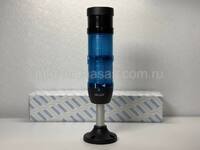 Сигнальная колонна IP40, 50 мм, LED FLASH 24V AC/DC, зуммер, цвет синий двойной, IK52MMF024ZM03 - EMAS 