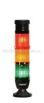 Сигнальная колонна IP40, 50 мм, LED 220V AC, зуммер, цвет красный, желтый, зеленый, IK53L220ZM02 - EMAS 