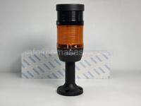 Сигнальная колонна IP40, 70 мм, LED 24V AC/DC, зуммер, цвет желтый, IK71SL024ZM01 - EMAS 