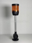 Сигнальная колонна IP65, 70 мм, LED FLASH 220V AC, цвет желтый, IK71SF220XD24E - EMAS 