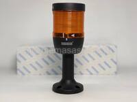 Сигнальная колонна IP65, 70 мм, LED FLASH 220V AC, цвет желтый, IK71SF220XM01E - EMAS 