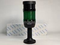 Сигнальная колонна IP40, 70 мм, LED 220V AC, зуммер, цвет зеленый, IK71YF220ZM01 - EMAS 