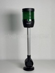 Сигнальная колонна IP65, 70 мм, LED 24V AC/DC, цвет зеленый, IK71YL024XD24E - EMAS 