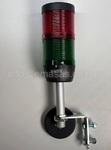 Сигнальная колонна IP65, 70 мм, LED FLASH 24V AC/DC, цвет красный, зеленый, IK72F024XD01E - EMAS 