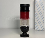Сигнальная колонна IP40, 70 мм, LED 220V AC, зуммер, цвет красный, белый, IK72KBL220ZM02 - EMAS 