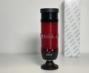 Сигнальная колонна IP40, 70 мм, LED FLASH 24V AC/DC, зуммер, цвет красный двойной, IK72KKF024ZM02 - EMAS 