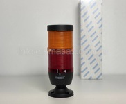 Сигнальная колонна IP65, 70 мм, LED 24V AC/DC, цвет желтый, красный, IK72SKL024XM02E - EMAS 
