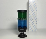 Сигнальная колонна IP65, 70 мм, LED 220V AC, цвет зеленый, синий, IK72YML220XM02E - EMAS 