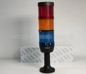 Сигнальная колонна IP65, 70 мм, LED FLASH 24V AC/DC, цвет красный, желтый, синий, IK73KSMF024XM01E - EMAS 