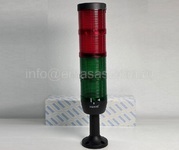 Сигнальная колонна IP65, 70 мм, LED FLASH 24V AC/DC, цвет крас. двой, зелен. двой, IK74KKYYL024XM01E - EMAS 