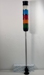 Сигнальная колонна IP40,70 мм,LED FLASH 24V AC/DC,зум,цвет бел,син, крас,жел, зел,IK75BMKSYF024ZD25E - EMAS 