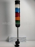 Сигнальная колонна IP40,70 мм, LED 24V AC/DC,зуммер,цвет бел, син, крас, жел, зел,IK75BMKSYL024ZD24E - EMAS 