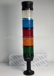 Сигнальная колонна IP40, 70 мм, LED 24V AC/DC, зум, цвет бел, син, крас, жел, зел, IK75BMKSYL024ZM01 - EMAS 