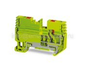 Проходная клемма заземления PFT 6 E Yellow-Green (8001298084) - EMAS 