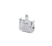 Блок подсветки с зеленым светодиодом 110V AC/DC, CBG - EMAS