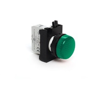 Светосигнальная арматура зеленая 12-30V AC/DC, CP090XY - EMAS 