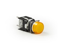 Светосигнальная арматура желтая 12-24V AC/DC, D080YXS - EMAS 