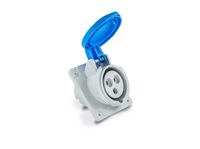 Розетка кабельная с наклоном 3x16A (2P+E), ECE316V4PE - EMAS 