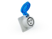 Розетка кабельная 3x16A (2P+E), ECE316V4PM - EMAS 