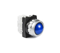 Светосигнальная арматура синяя 12-30V AC/DC, H070XM - EMAS 