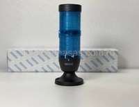 Сигнальная колонна IP65, 50 мм, LED FLASH 220V AC, цвет синий двойной, IK52MMF220XM02E - EMAS 