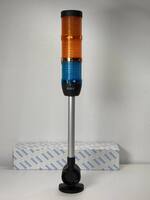 Сигнальная колонна IP65, 50 мм, LED FLASH 24V AC/DC, цвет желтый двойной, синий, IK53SSMF024XD24E - EMAS 