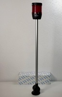 Сигнальная колонна IP65, 70 мм, LED 24V AC/DC, цвет красный, IK71L024XD25E - EMAS 