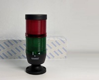 Сигнальная колонна IP65, 70 мм, LED FLASH 24V AC/DC, цвет красный, зеленый, IK72F024XM02E - EMAS 