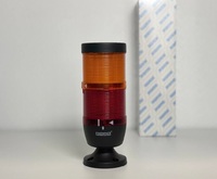 Сигнальная колонна IP65, 70 мм, LED FLASH 24V AC/DC, цвет желтый, красный, IK72SKF024XM02E - EMAS 
