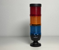 Сигнальная колонна IP65, 70 мм, LED 24V AC/DC, цвет красный, желтый, синий, IK73KSML024XM02E - EMAS 