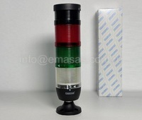 Сигнальная колонна IP40, 70 мм, LED FLASH 24V AC/DC, зуммер, цвет крас., зел.,бел., IK73KYBF024ZM02 - EMAS 