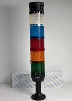 Сигнальная колонна IP40, 70 мм, LED 24V AC/DC, зум, цвет бел, син, крас, жел, зел, IK75BMKSYL024ZM01 - EMAS 