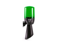Сигнальная колонна зеленая маячкового типа с звукосигнальным рожком, 48-240V AC, с зуммером, IT070G240Z - EMAS 