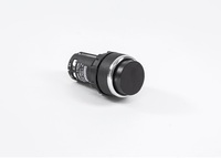 Кнопка моноблочная выступающая, черная (2НО), MB101HH - EMAS 