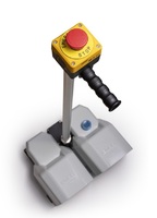 Рукоятка с аварийной кнопкой (1H3), со стойкой для педали, PDABE - EMAS 