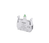Блок подсветки с зеленым светодиодом 110V AC/DC, BG - EMAS 