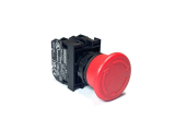 Кнопка аварийная "Грибок" с фиксацией (2НЗ), B202E - EMAS 