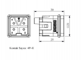Контактная вставка для разъема, вилка EB005CF00 - EMAS 