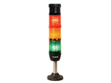 Сигнальная колонна 50 мм, LED 220V AC, зуммер, IP65, IK53L220ZM03E - EMAS 