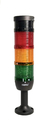 Сигнальная колонна 70 мм, LED 24V AC/DC, зуммер, IP40, IK73L024ZM01 - EMAS 