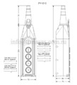 Пульт управления 4-х кнопочный, 1 и 2-х скоростной, PV4Z42 - EMAS 
