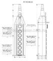 Пульт управления 7-и кнопочный, 1-х скоростной, PV7E30B222 - EMAS 