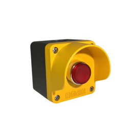 Пост 1-но кнопочный металлический (1Н3) с подсветкой 12-30V AC/DC, M1C260HK - EMAS 