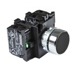 Кнопка без фиксации черная (2НO+2НЗ), CM305DH - EMAS 